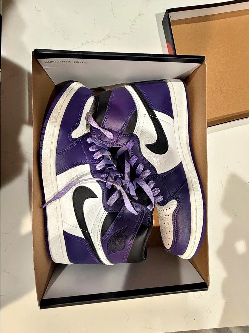 Jordan 1 retro “Purple court”